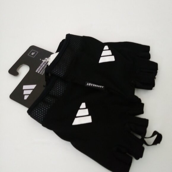Adidas Essentials Adjustable Sport Activity Black Gloves Size XL - Picture 3 of 9